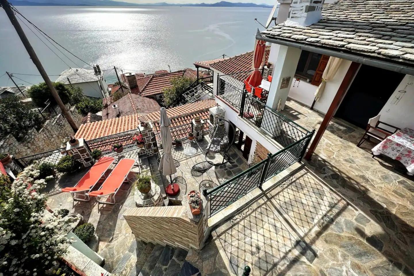 The Pagasetic Balcony - Magestic Sea Cottage 볼로스 외부 사진