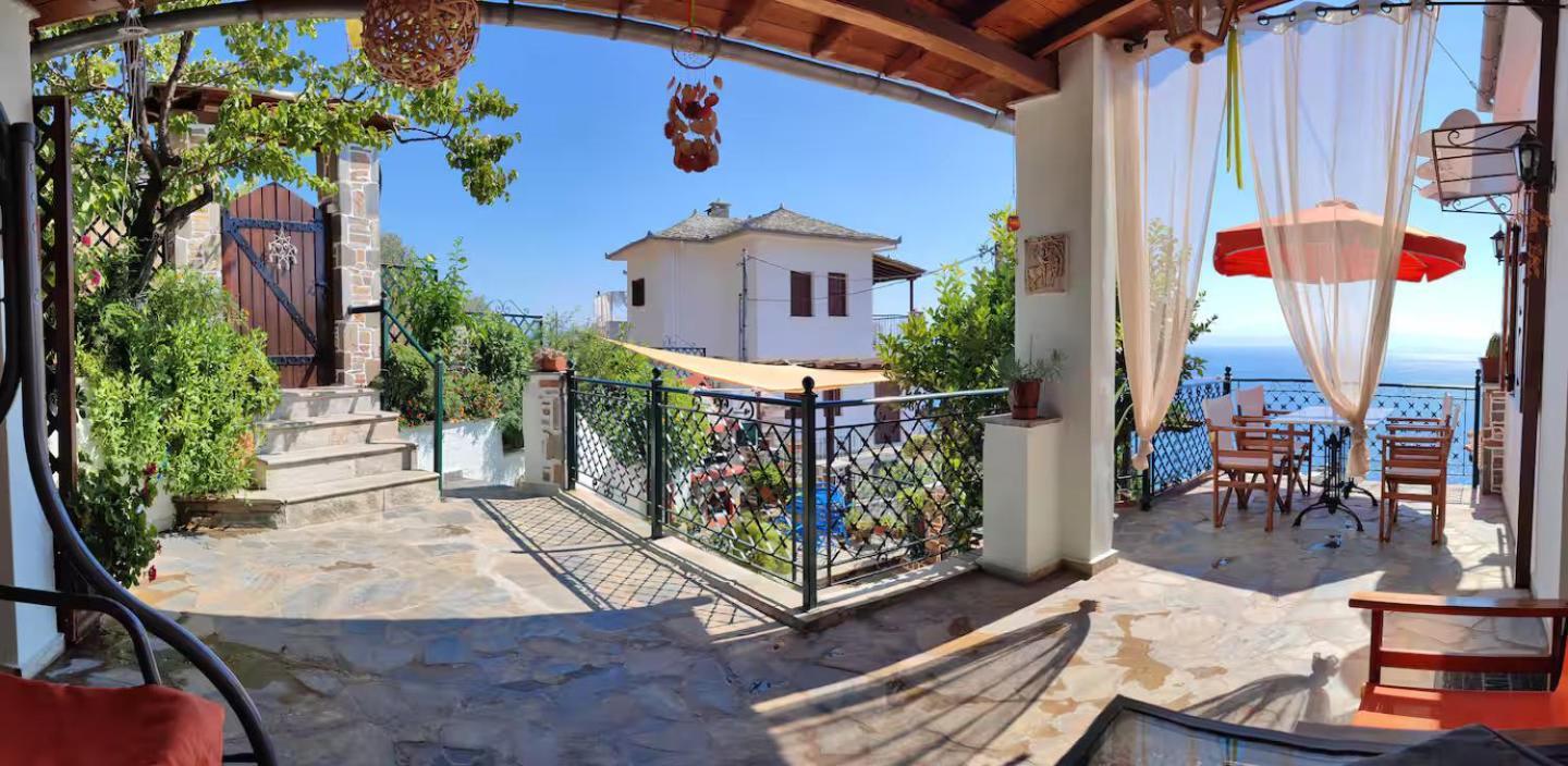 The Pagasetic Balcony - Magestic Sea Cottage 볼로스 외부 사진